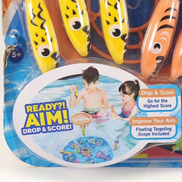 BANZAI Monster Drop Torpedo Pool Party Game 8 pc Sinking Water‎ Toy Dive Sticks - Picture 4 of 7